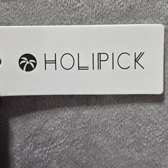 Holipick Tankini Top Swimsuit Top Size XL‎ Racerback U Neck Tie Side Drawstrings - Picture 4 of 7